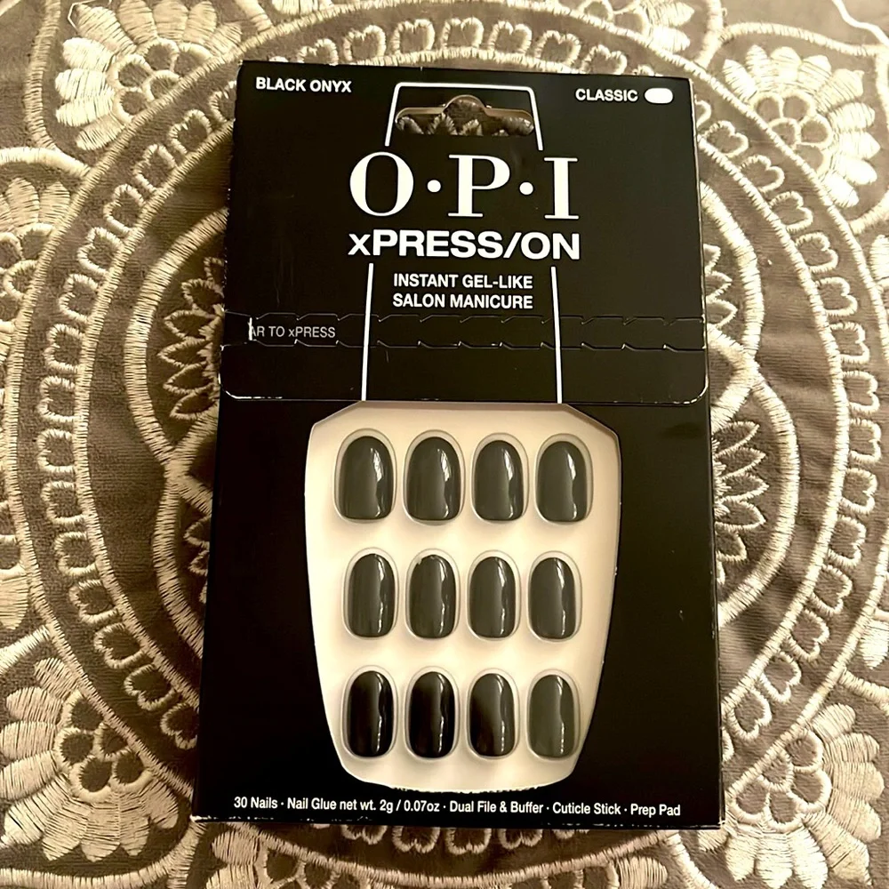 NIB OPI xpression instant manicure black onyx